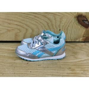Reebok Disney Sneakers Youth 2.5 Blue Sliver Cinderella Shoes
